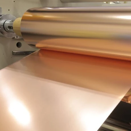 Double-sided Electrolytic thin copper foil  for lithium-ion batteries